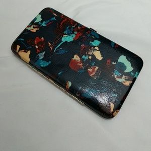 Abstract Floral Womens Wallet